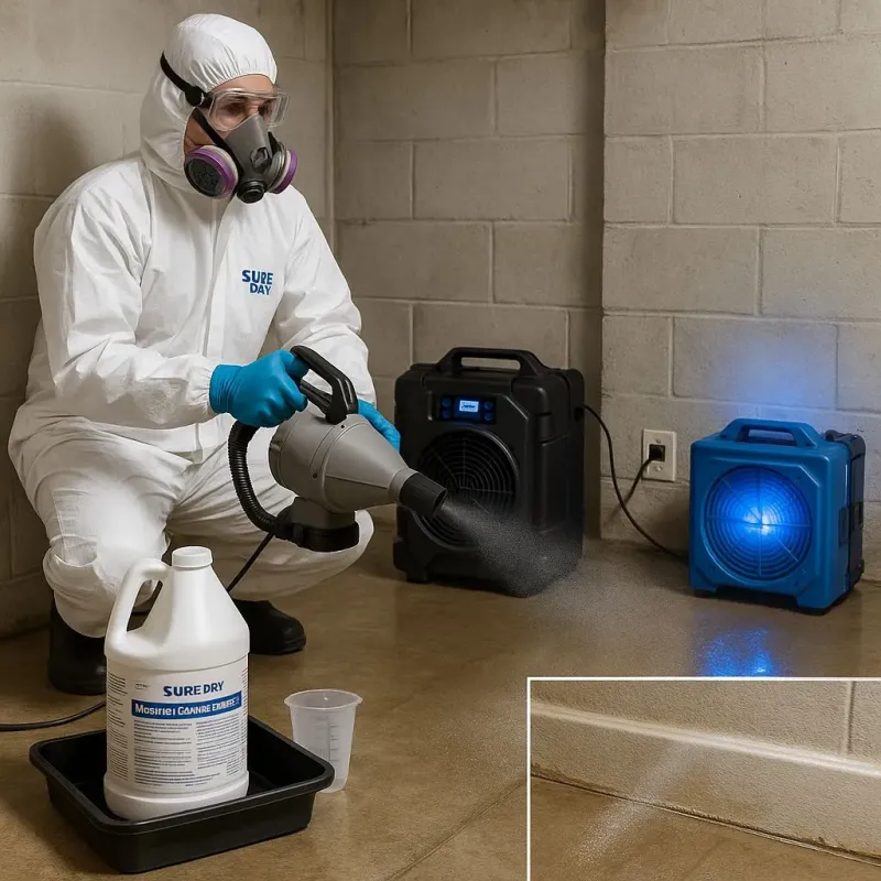 Sanitization and Odor Removal process in Clear Lake, IA