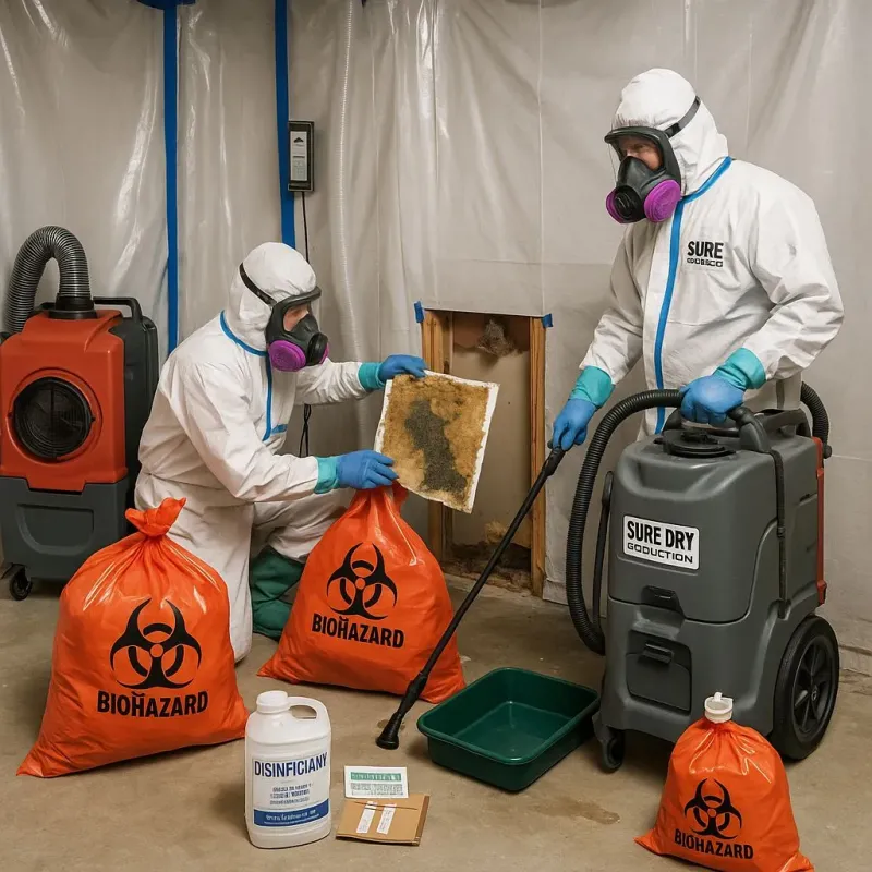 Contaminated Water Handling Protocols process in Clear Lake, IA