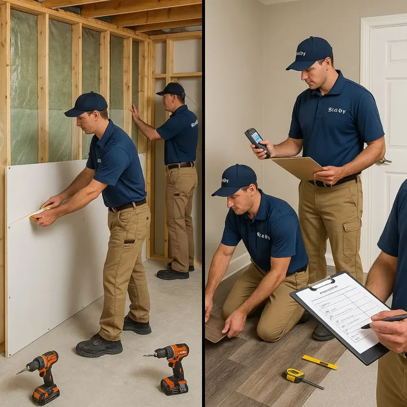 Repairs and Reconstruction process in Clear Lake, IA