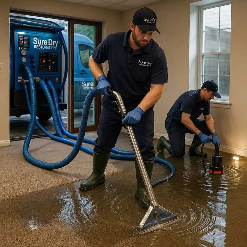 Water Extraction and Removal process in Clear Lake, IA